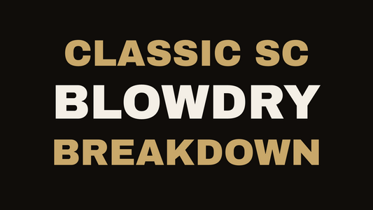 Classic SC blowdry process at Sara Carden Hair, Driftwood TX.