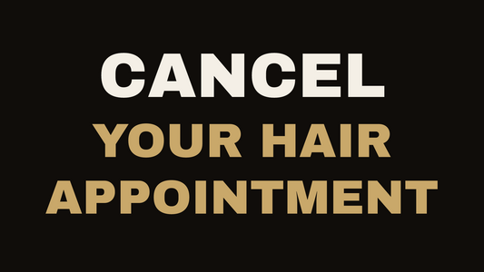 Hair appointment cancellation policy at Sara Carden Hair, Driftwood TX.